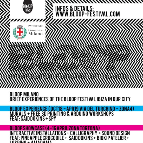 reference bloop festival milano con logo milano da approvare